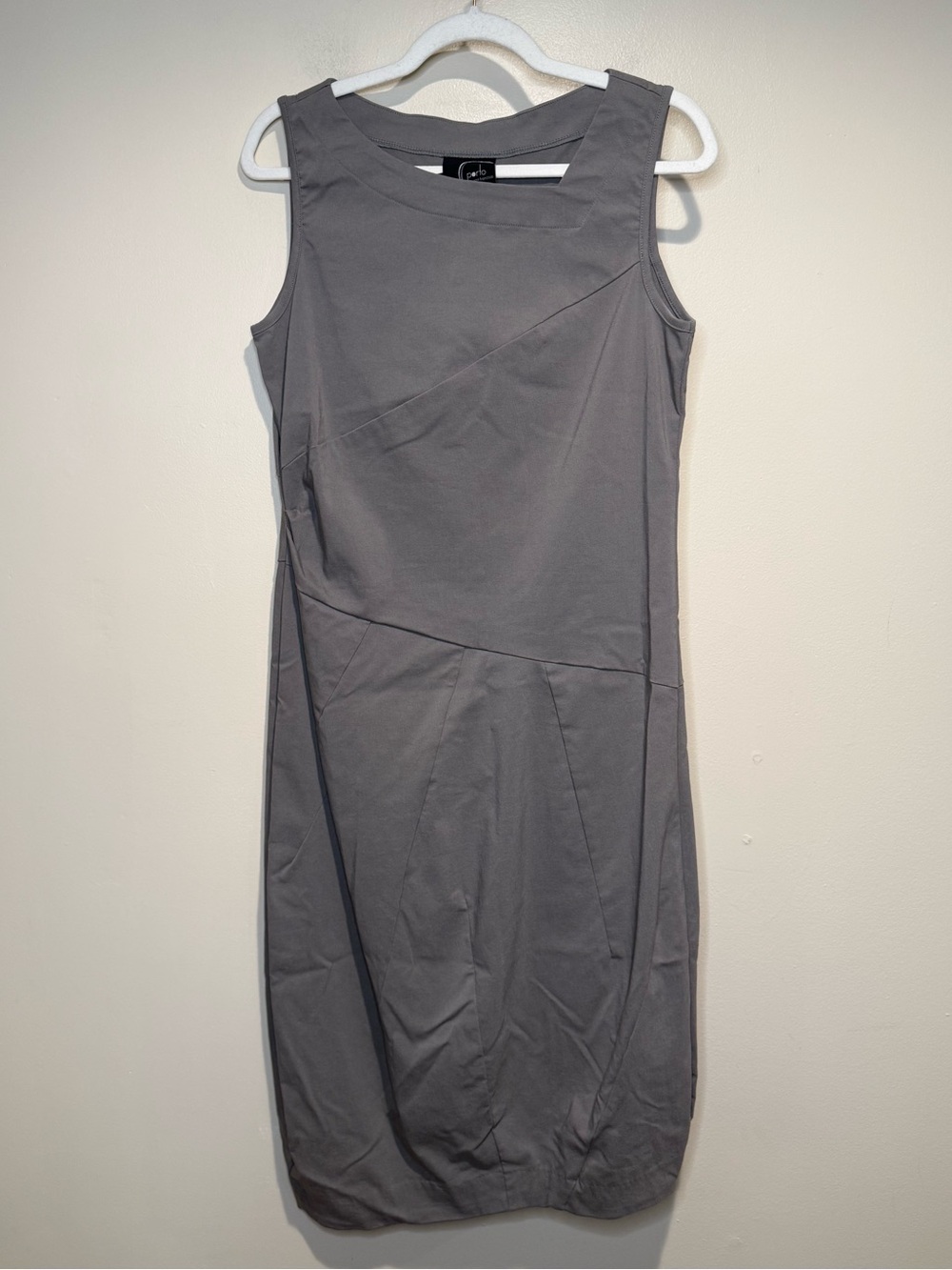 Porto San Francisco Audrey Sheath Dress Gray Lagenlook minimalist
